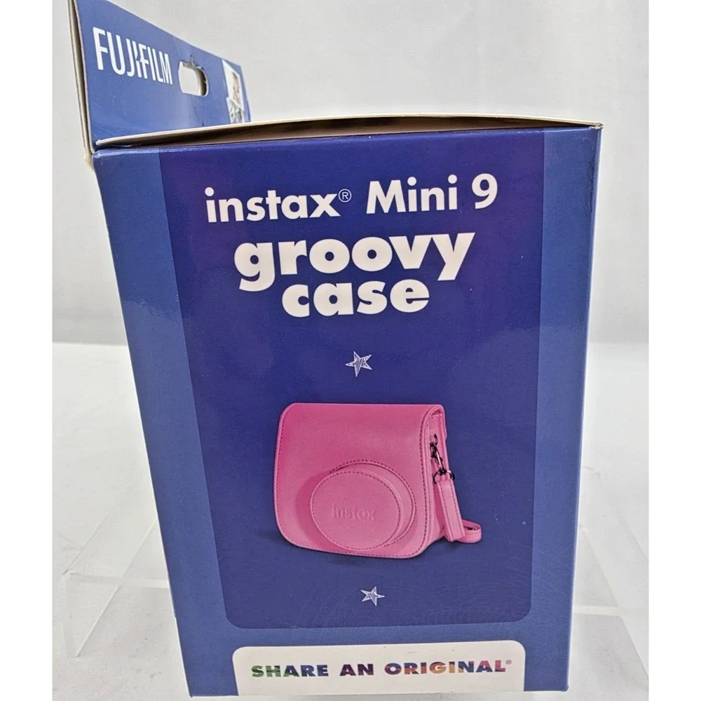 Fujifilm Instax Mini 9 Groovy Camera Case Smoky White Gray Protective Bag NIB